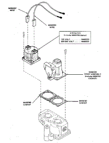 Standing Pilot Gas Valve Breakdown parts for Huebsch Dryer 65CG from AppliancePartsPros.com