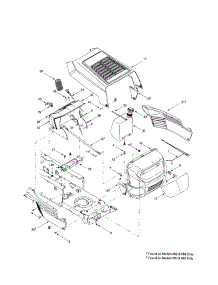 Hood 662 / 663 / 682 / 683 parts for Mtd Front-Engine Lawn Tractor 660 from AppliancePartsPros.com