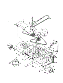 Deck "H" Assembly parts for Mtd Front-Engine Lawn Tractor 660 THRU 679 from AppliancePartsPros.com