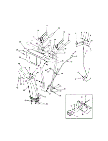Control Panel / Handle parts for Mtd Gas Snowblower 662E from AppliancePartsPros.com