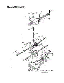 Transmission parts for Mtd Front-Engine Lawn Tractor 663 from AppliancePartsPros.com