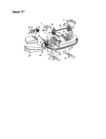 Deck "F" parts for Mtd Front-Engine Lawn Tractor 665 from AppliancePartsPros.com