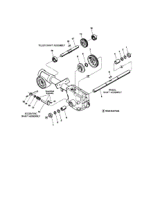 Wheel Drive Gear / Oil Seal parts for Troy-Bilt Rear-Tine Tiller 665B from AppliancePartsPros.com