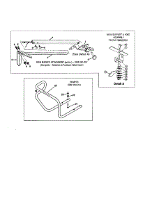 Row Marker / Pumper / Hiller parts for Troy-Bilt Rear-Tine Tiller 665B from AppliancePartsPros.com