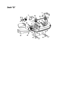 Mower Deck G parts for Mtd Front-Engine Lawn Tractor 671 from AppliancePartsPros.com