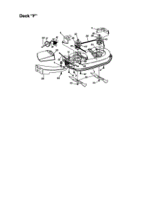 Deck "F" parts for Mtd Front-Engine Lawn Tractor 672 from AppliancePartsPros.com