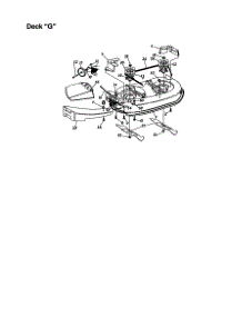 Deck "G" parts for Mtd Front-Engine Lawn Tractor 672 from AppliancePartsPros.com
