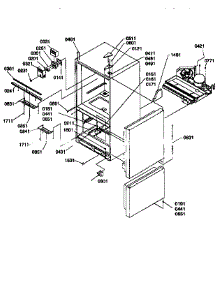 Controls And Light Covers parts for Amana Bottom-Mount Refrigerator 67272-P1311001WW from AppliancePartsPros.com