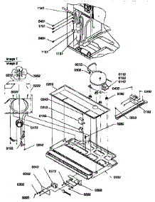 Machine Compartment parts for Amana Bottom-Mount Refrigerator 67272-P1311001WW from AppliancePartsPros.com