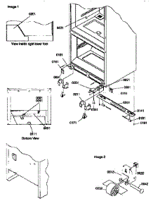 Insulation And Roller Assembly parts for Amana Bottom-Mount Refrigerator 67272-P1311001WW from AppliancePartsPros.com