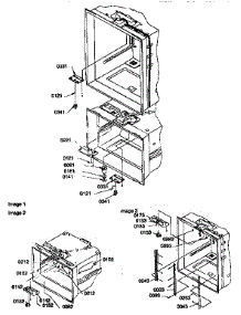 Light Switches And Drain Funnel parts for Amana Bottom-Mount Refrigerator 67272-P1311001WW from AppliancePartsPros.com