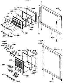 Door Assemblies parts for Amana Bottom-Mount Refrigerator 67272-P1311001WW from AppliancePartsPros.com