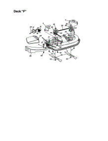Deck "F" parts for Mtd Front-Engine Lawn Tractor 673 from AppliancePartsPros.com