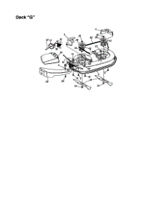 Deck "G" parts for Mtd Front-Engine Lawn Tractor 674 from AppliancePartsPros.com