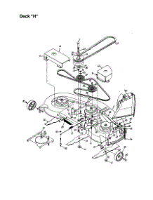 Deck "H" parts for Mtd Front-Engine Lawn Tractor 674 from AppliancePartsPros.com