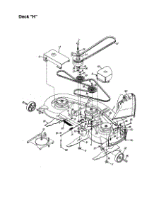 Deck "H" parts for Mtd Front-Engine Lawn Tractor 675 from AppliancePartsPros.com