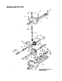 Transmission parts for Mtd Front-Engine Lawn Tractor 677 from AppliancePartsPros.com