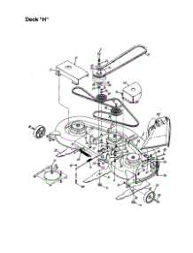 Deck "H" parts for Mtd Front-Engine Lawn Tractor 679 from AppliancePartsPros.com