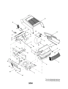 Hood 660 / 665 / 680 / 685 parts for Mtd Front-Engine Lawn Tractor 680 from AppliancePartsPros.com