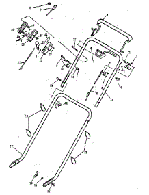 Handle Group parts for Lawnboy Gas Walk-Behind Mower 680544 from AppliancePartsPros.com