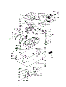 Motor / Base Plate parts for Kenmore Floor Scrubber Polisher 680.84973 (68084973, 680 84973) from AppliancePartsPros.com