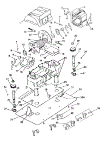 Internal Machine Parts parts for Kenmore Floor Scrubber Polisher 680.8837180 (6808837180, 680 8837180) from AppliancePartsPros.com