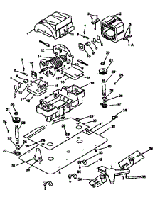 Internal Machine Parts parts for Kenmore Floor Scrubber Polisher 680.8897380 (6808897380, 680 8897380) from AppliancePartsPros.com