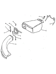 Chute And Bag parts for Homelite Grass Catcher 684156 from AppliancePartsPros.com