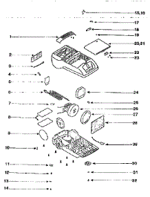 Motor Assembly parts for Eureka Canister Vacuum 6841A from AppliancePartsPros.com
