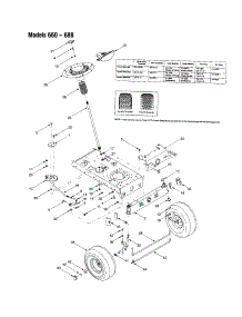 Axle And Steering Assembly parts for Bolens Front-Engine Lawn Tractor 685 from AppliancePartsPros.com