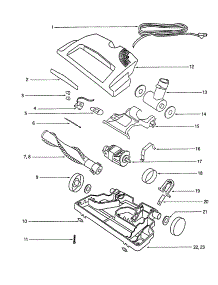 Hood parts for Eureka Canister Vacuum 6856D from AppliancePartsPros.com