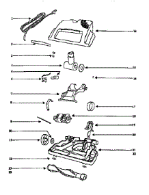 Hood parts for Eureka Canister Vacuum 6865B from AppliancePartsPros.com