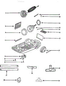 Motor Assembly parts for Eureka Canister Vacuum 6865DN from AppliancePartsPros.com