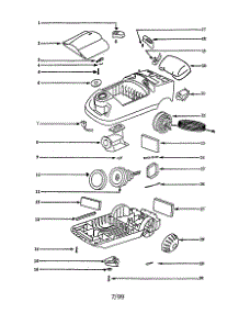 Canister Assembly parts for Eureka Canister Vacuum 6878A from AppliancePartsPros.com