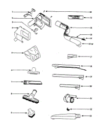 Optional Accessories parts for Eureka Canister Vacuum 6878A from AppliancePartsPros.com