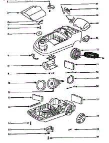 Unit Parts parts for Eureka Canister Vacuum 6891A from AppliancePartsPros.com