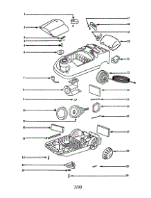 Base Assembly parts for Eureka Canister Vacuum 6892B from AppliancePartsPros.com