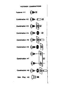 Fastener Combinations parts for Sears Farming 696608431 from AppliancePartsPros.com