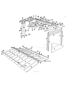 Roof Assembly parts for Sears Farming 69660894 from AppliancePartsPros.com