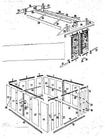 Floor And Side Roof Frame Assemblies parts for Sears Farming 69668840 from AppliancePartsPros.com