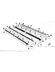 Roof Assembly parts for Sears Farming 69668840 from AppliancePartsPros.com