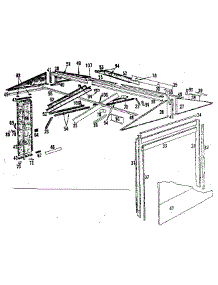 Roof Support And Door Assembly parts for Sears Farming 69668894 from AppliancePartsPros.com