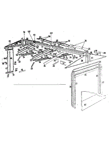 Roof Support And Door Assembly parts for Sears Farming 69668895 from AppliancePartsPros.com