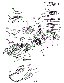 Unit Parts parts for Eureka Canister Vacuum 6975B from AppliancePartsPros.com