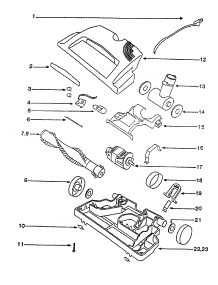 Hood parts for Eureka Canister Vacuum 6978B-2 from AppliancePartsPros.com