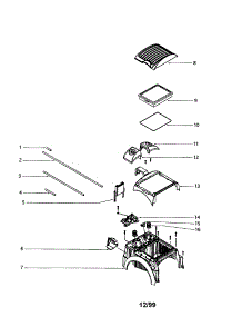 Motor Housing parts for Eureka Canister Vacuum 6980A from AppliancePartsPros.com