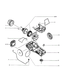 Motor Hood parts for Eureka Canister Vacuum 6980A from AppliancePartsPros.com