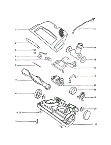 Powerhead parts for Eureka Canister Vacuum 6982A from AppliancePartsPros.com
