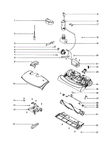 Powerhead parts for Eureka Canister Vacuum 6983A from AppliancePartsPros.com