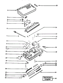 Nozzle And Motor Assembly parts for Eureka Upright Vacuum 6993A from AppliancePartsPros.com